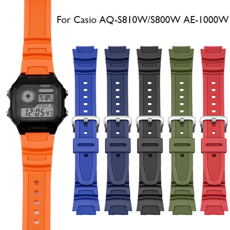 Nato Strap Nylon - 18mm Horlogeband voor CASIO AE1200/1300/1000 W-219