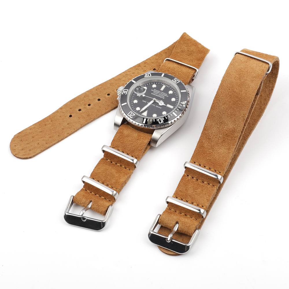 Suede Strap Watch - Zachte retro suède lederen band sporthorlogeband