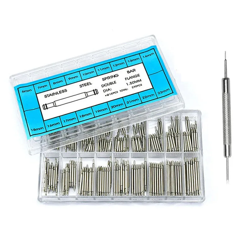 Spring Bar Tool Set - 360 stks/doos 8-25mm Rvs Horloge Band