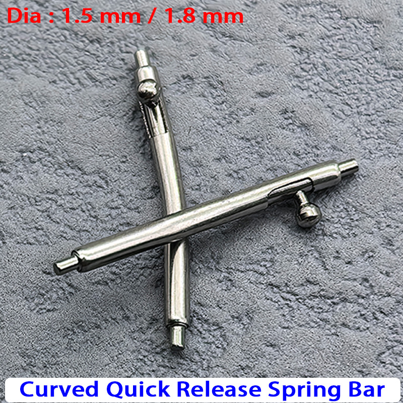 Dia 1,5/1,8 mm gebogen snelkop - Curved Spring Bar recensie en prijs