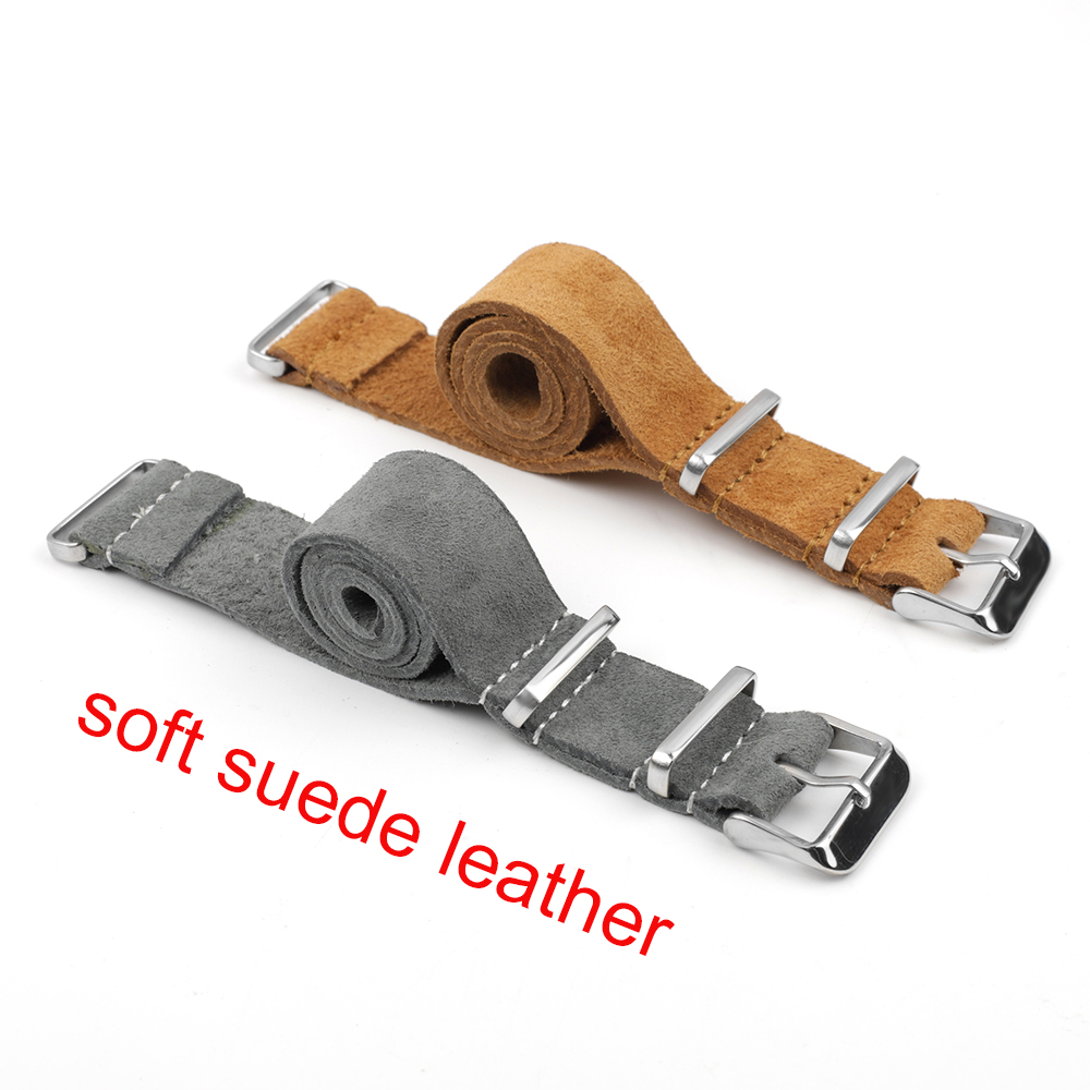 Zachte Suede Horlogeband Lange - Suede Strap Watch recensie en prijs