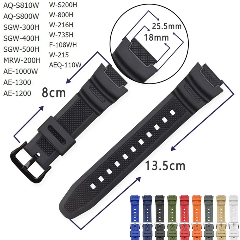 18mm Horlogeband voor CASIO AE - Nato Strap Nylon recensie en prijs