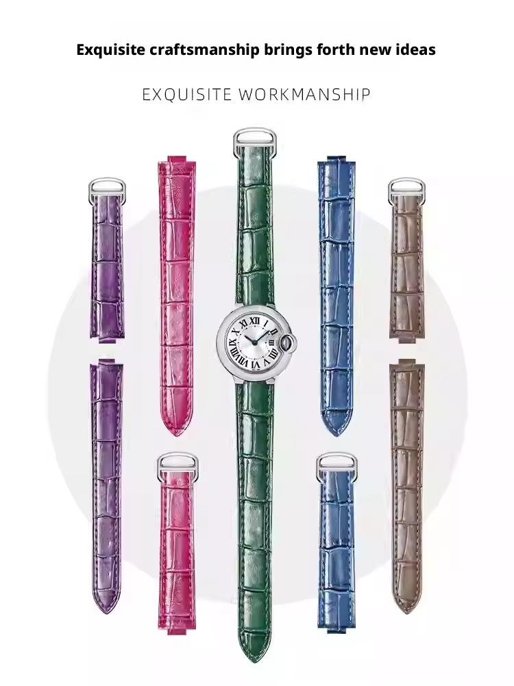 Echte horlogeband van leer, ge - Cartier Watch Ballon Bleu recensie en prijs