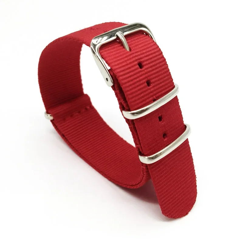 Rode Nylon Band Mannen & Vrouw - Nato Strap Nylon recensie en prijs