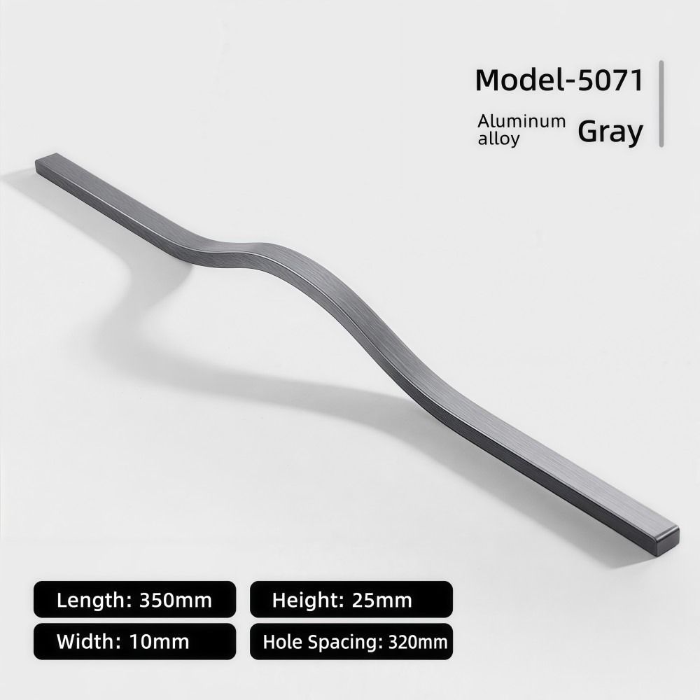 Aluminiumlegering kastgreep, m - Curved Spring Bar recensie en prijs